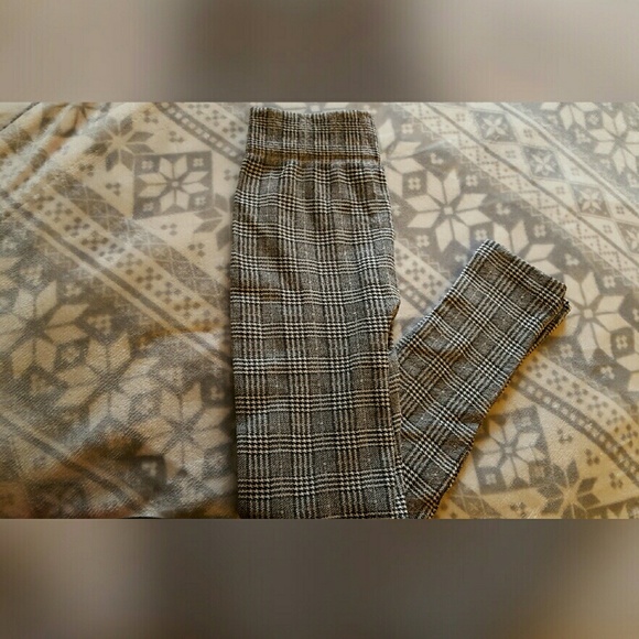 Plaided leggings