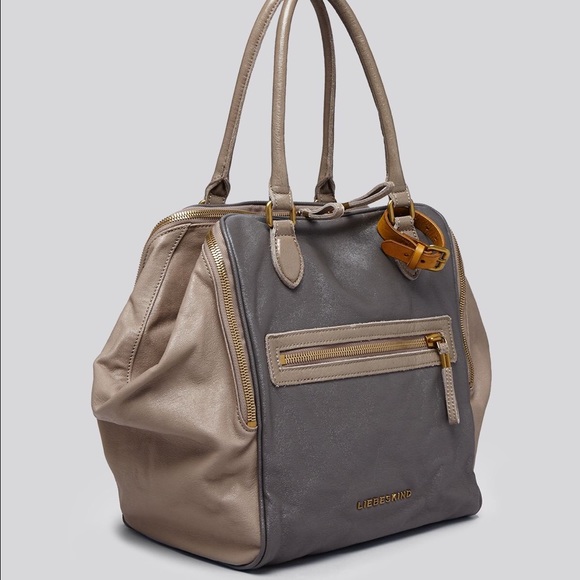 Liebeskind Peaches Coated Canvas Satchel