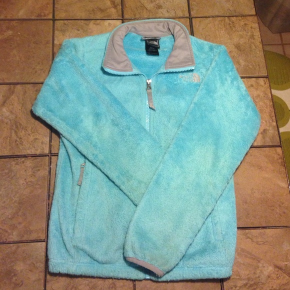 Youth M (10/12) North Face Baby Blue Fleece