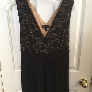 Black lace dress