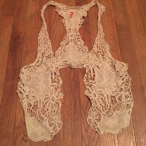 Free People Lace Vest