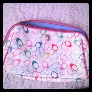 Coach makeup bag