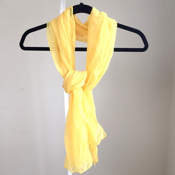 Zara Accessories - Like NEW soft yellow silky light scarf Zara Accessories - Like NEW soft yellow silky light scarf