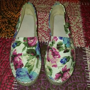 Floral Slip Ons