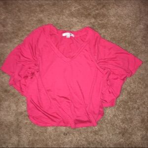 Forever 21 dark coral crop top