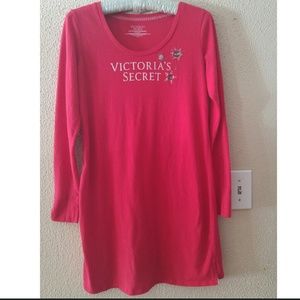 Victoria's secret red sleep shirt