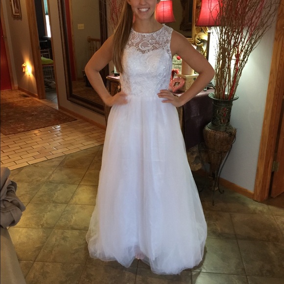 White Prom/ Pageant Dress or even wedding dress