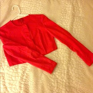 Narciso Rodriguez cropped button front jacket