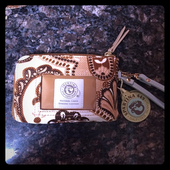 Brand new spartina wristlet