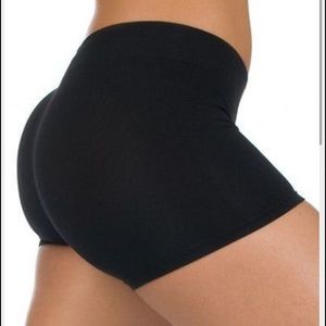 Black spandex shorts