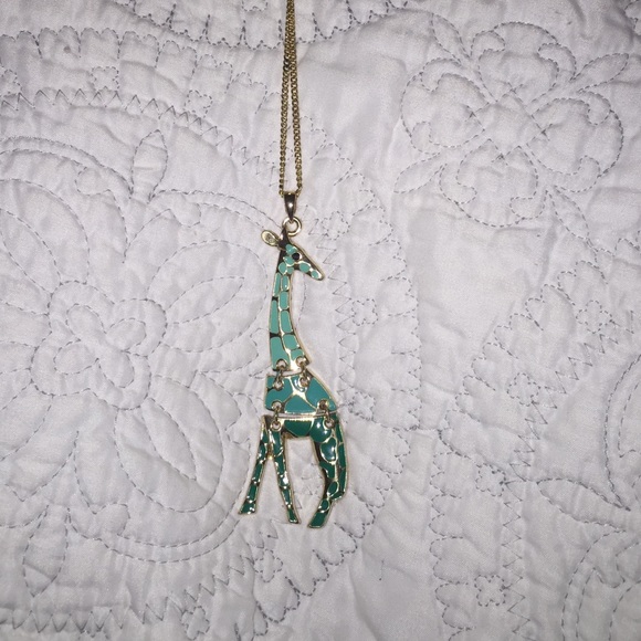 💙 Blue Ombré Giraffe Necklace💙