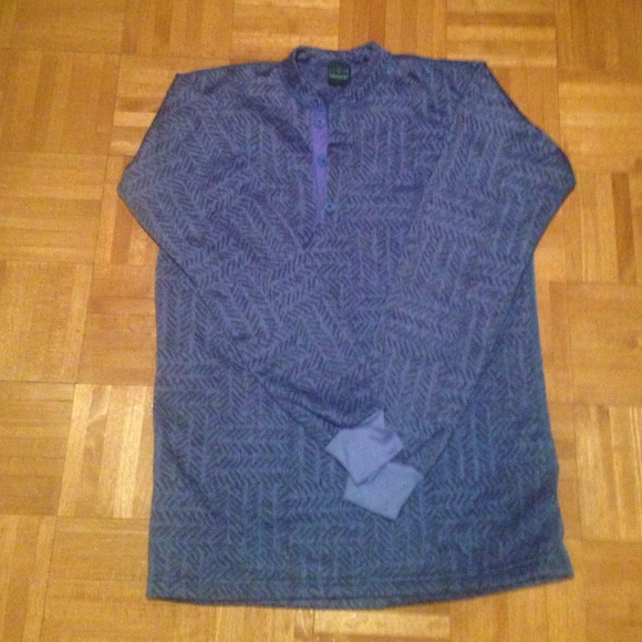 Medium Blue Aztec Print Patagonia Pullover