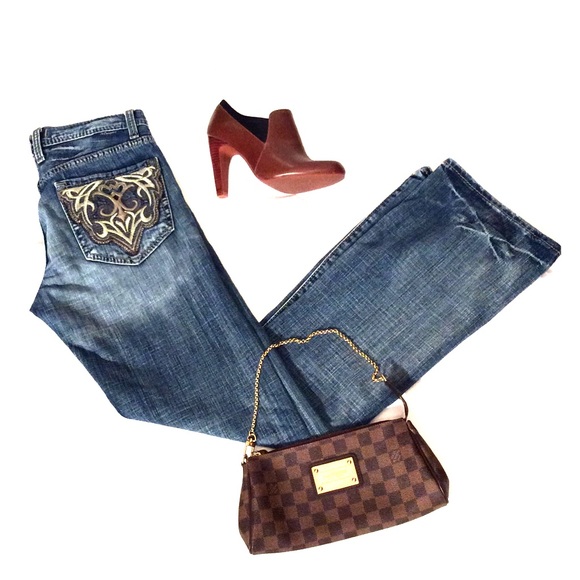 J & Company Denim - J & Company Denim embroidered jeans