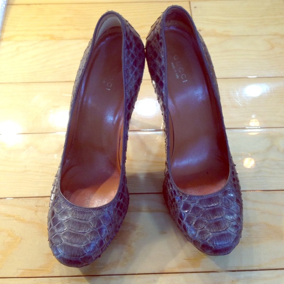 Gucci Python Pumps - image 1
