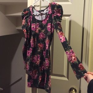 LAST CHANCE! Donating Feb 1st-Floral bodycon dress