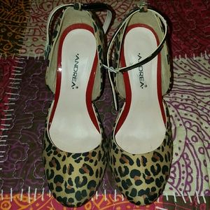 Leopard Ankle stral heels