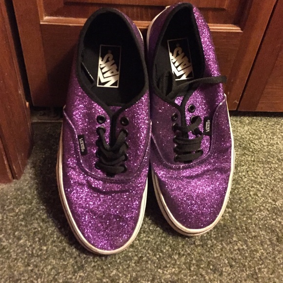 Vans Shoes - Sparkle - purple vans