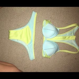 PINK push up bikini set