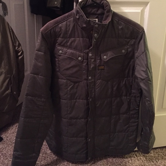 G star jacket/ heavy shirt.
