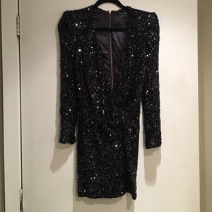French connection Samantha Sequin Dress