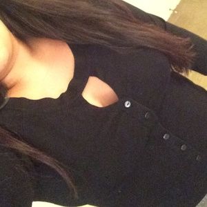 Keyhole cardigan