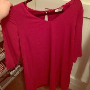 Loose fitting tee shirt dress