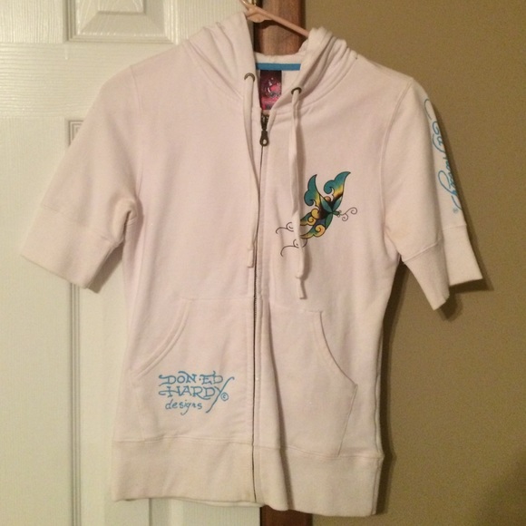 Ed Hardy zip up hoodie