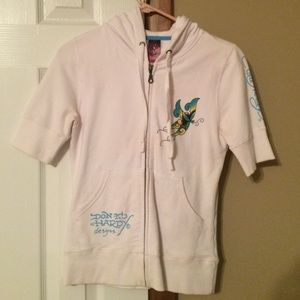 Ed Hardy zip up hoodie