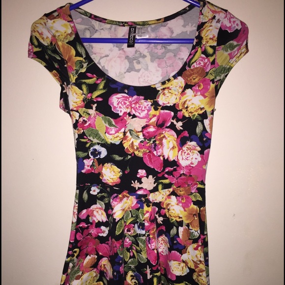 Floral skater dress