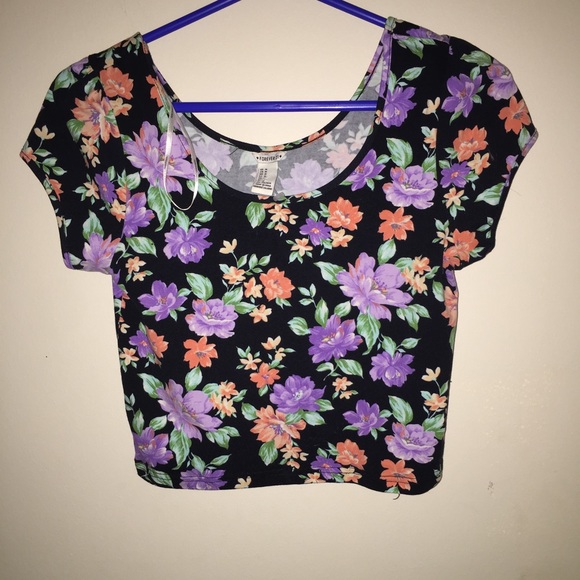 Floral crop top