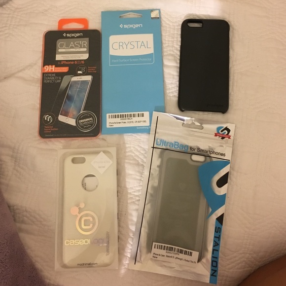 iPhone 6/6s cases and screen protectors