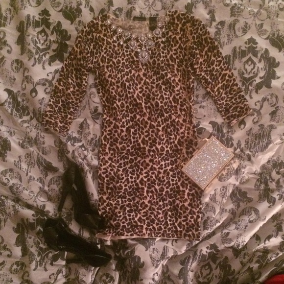 Leopard print dress