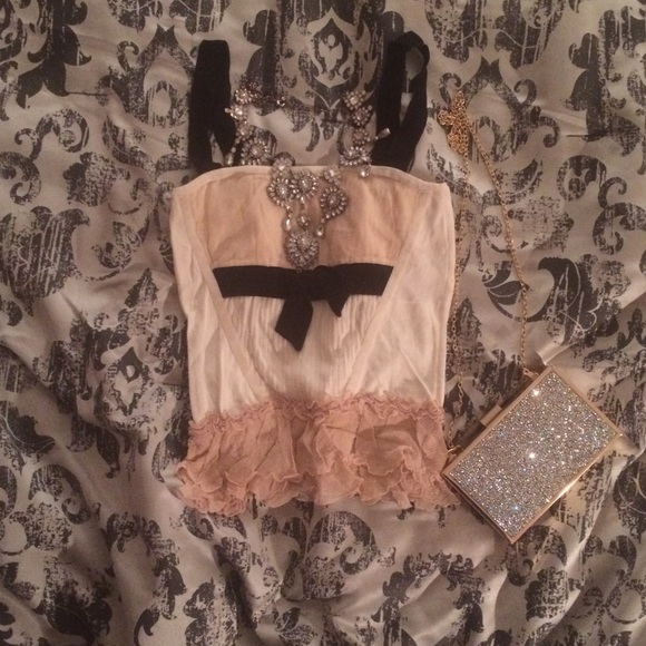Victoria's Secret faux bustier top