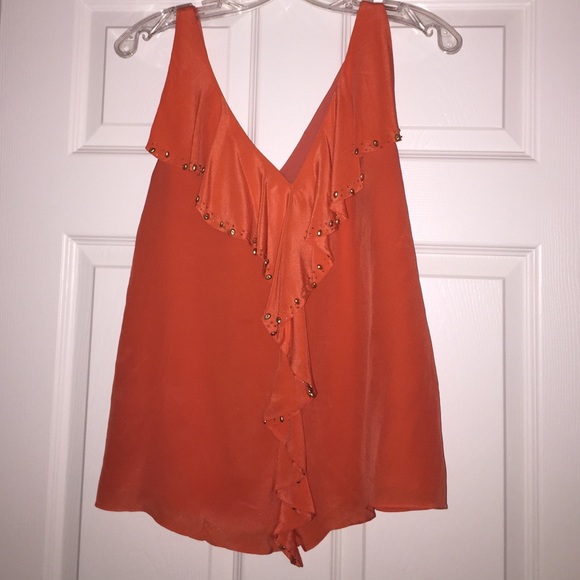 Sexy and Modern Silk Anthropologie Top