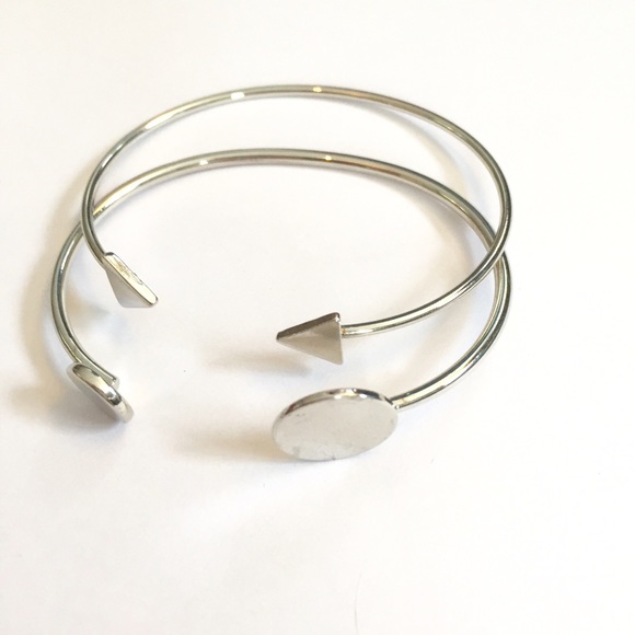 Silver Bangle Set - Picture 2 of 4