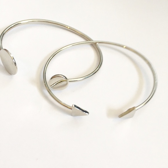 Silver Bangle Set - Picture 3 of 4
