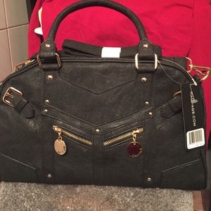 Black pleather Rampage handbag.