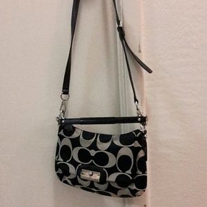 Black coach purse