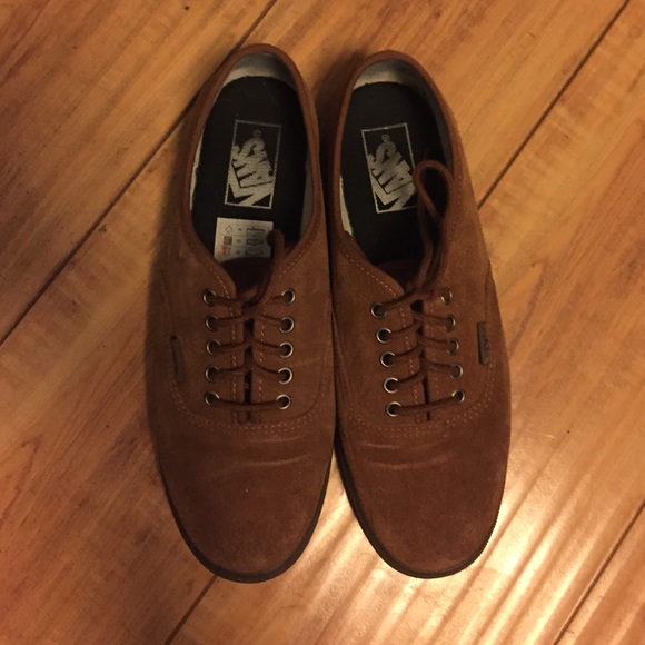 Brown suede vans