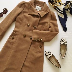 Hunter Dixon camel coat (size 0)