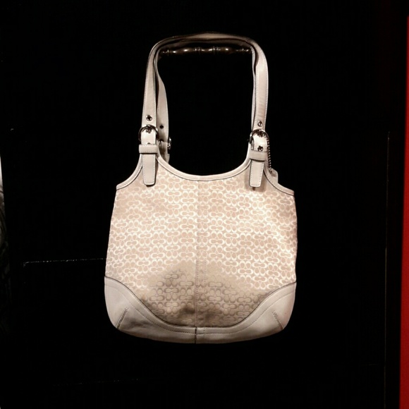White coach purse SOLD
