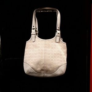 White coach purse SOLD