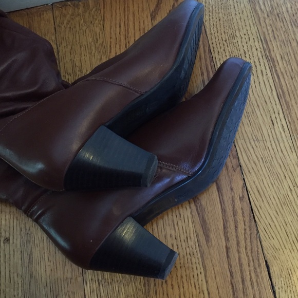 Aldo Shoes Aldo Brown Leather Boots Made In Romania Size