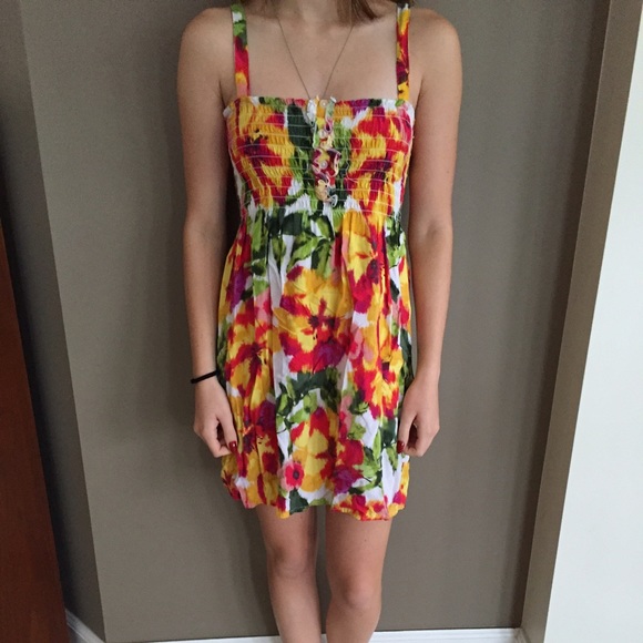 Floral print dress