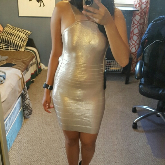 White gold Marciano dress