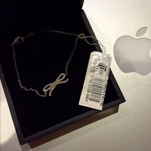 Nadri Silver Bow Bracelet