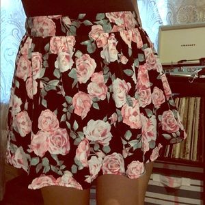 Floral Mini Skort