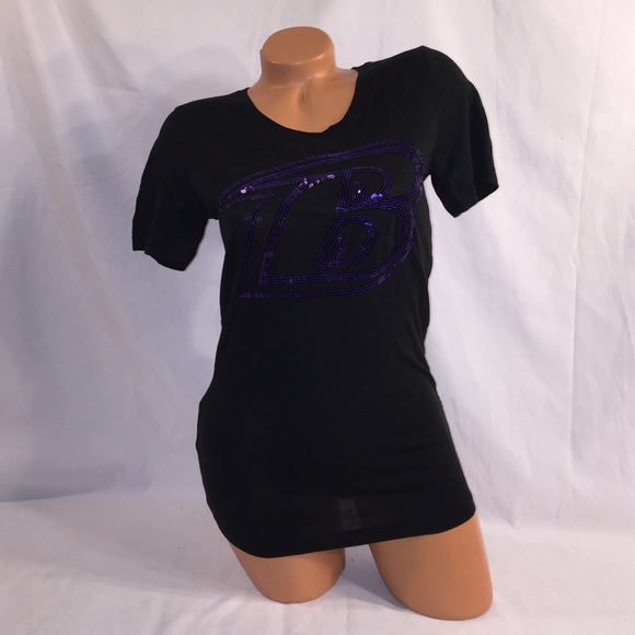 VS PINK Bling Baltimore Ravens Tee Shirt