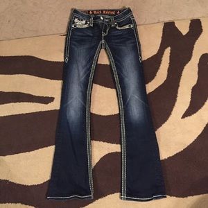 Rock revival double stitch jeans