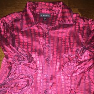 Red Bebe blouse
